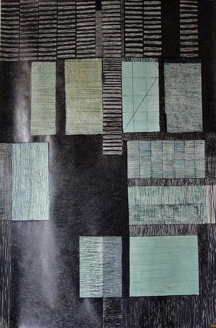 Framework Graphite and mixed media on Paper 118cm x 177cm