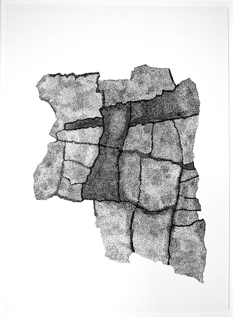 Fray & Fragment (59.5 cm x 84 cm) Indian Ink on Paper 14